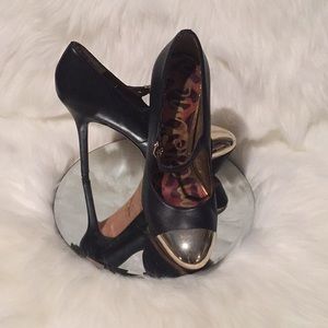 ✨SAM EDELMAN ✨GOLD TOE MARY JANE W/STILETTO HEEL✨